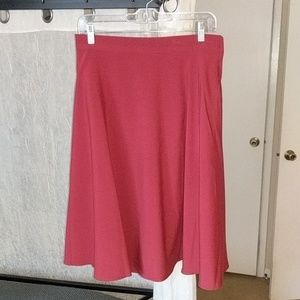 Modcloth 'Just this Sway' A-line skirt in maroon